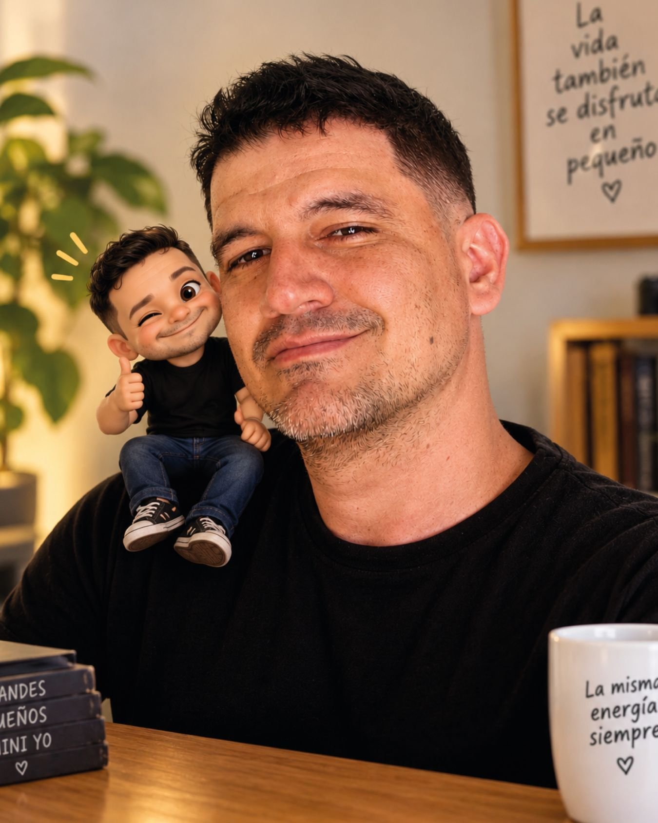 Miguel Martínez Soler en el estudio