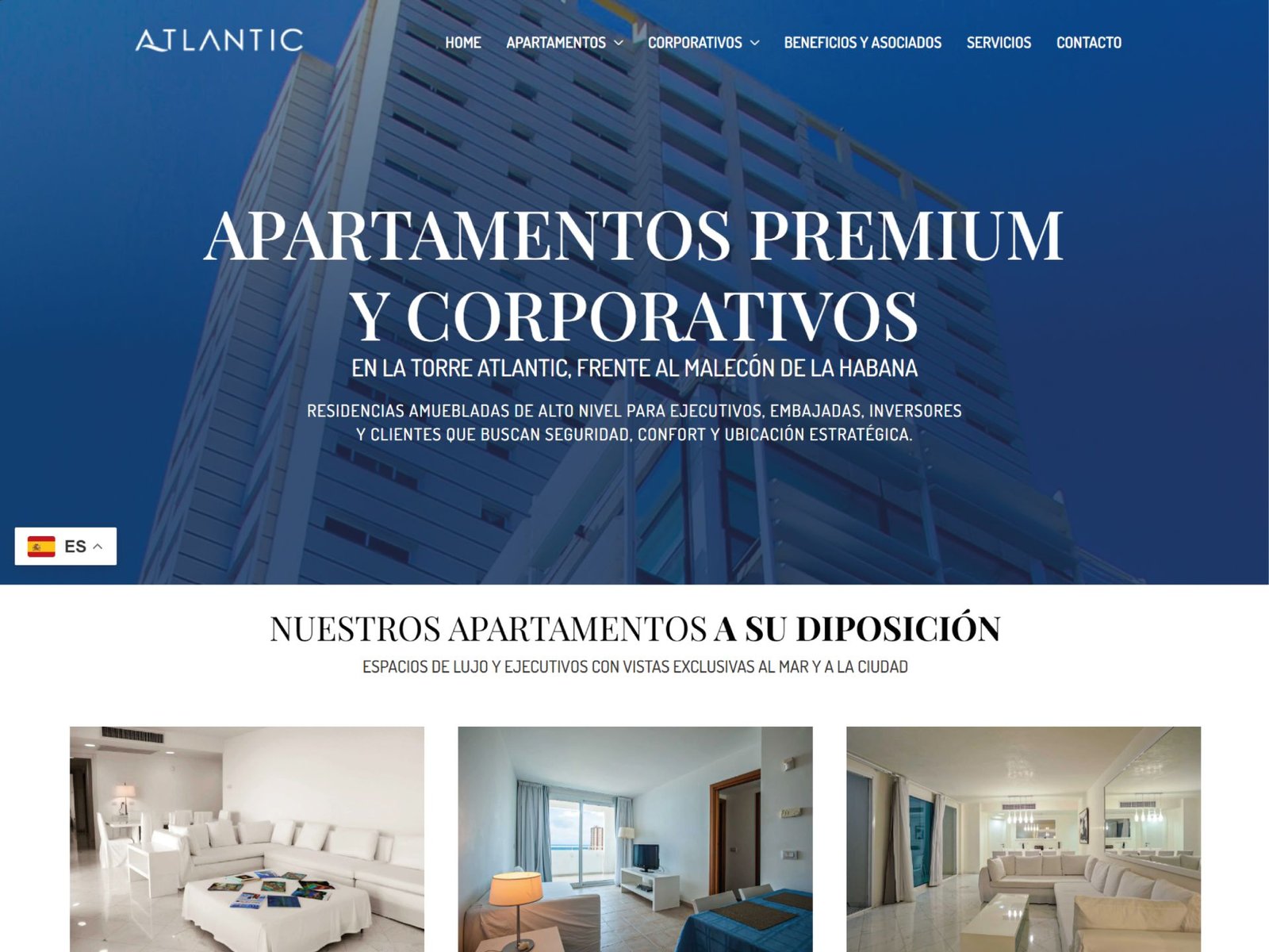 Web inmobiliaria y SEO, Atlantic Inmobiliaria